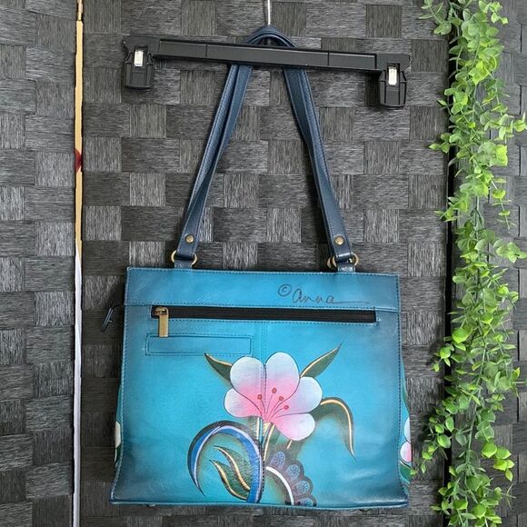 Anna by Anuschka handbag.  All leather and hand painted - Picture 1 of 14